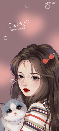 怀中的小温暖