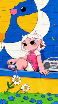 色彩撞进少女心