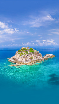 Shark Island Dive Site Koh Tao Thailand Ko Tao Thai Beach