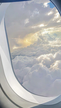 Scenery on the plane