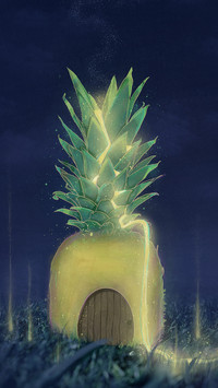 Pineapple House with Golden Pineapple Juice
