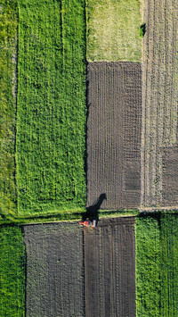 Beautiful view of the farmland