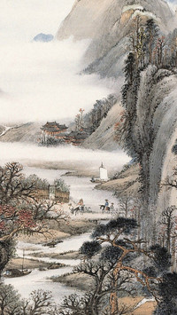 精于山水烟雨之法的吴石仙