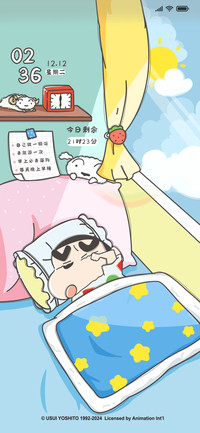 睡梦中的蜡笔小新