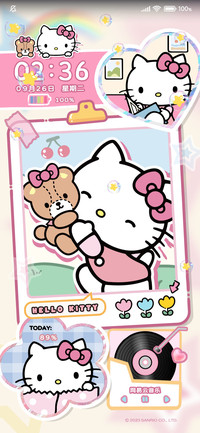 HelloKitty星闪贴纸