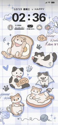 双模式 猫猫涂鸦