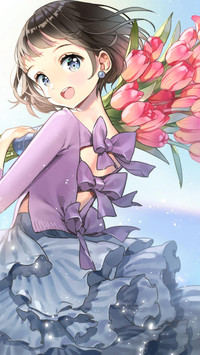 鲜花少女