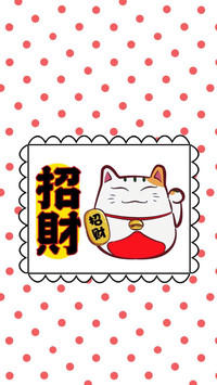 卡通可爱招财猫
