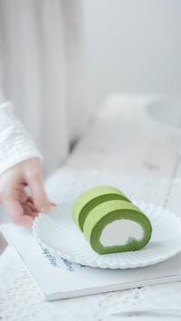 小清新抹茶蛋糕