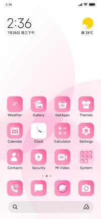 elegant pink