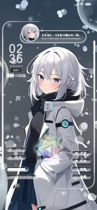 星河月下少女
