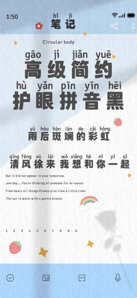 高级简约护眼拼音黑