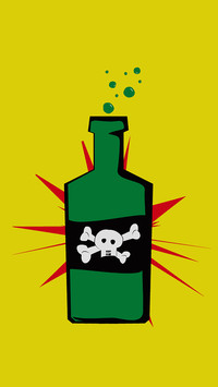 Enthusiastic believers drink rat poison