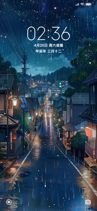 雨天街道
