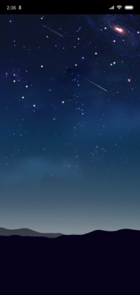 暗灰星空