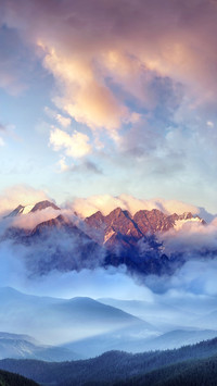 On top of the mountain