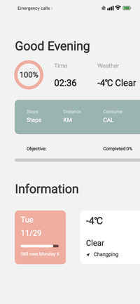 white UI