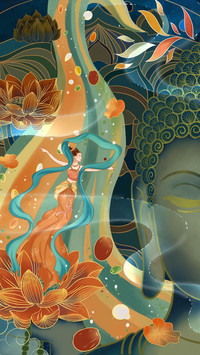 Immortal color matching of dunhuang murals 2