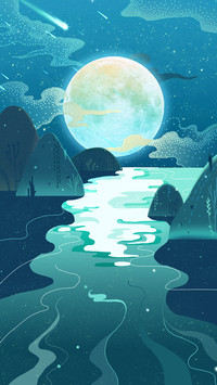 Moon landscape