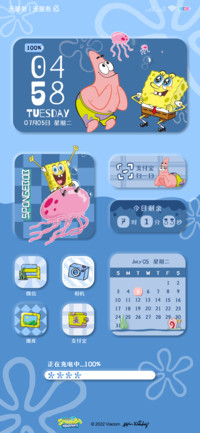 海绵宝宝 大脸流体