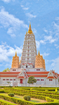 Beautiful scenery of Thai temples