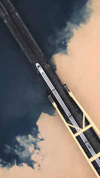 Some highspeed railway cars are not connected 2