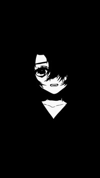 Black and white anime girls