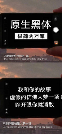 原生黑体极简两万库
