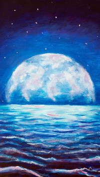 Landscape oil painting