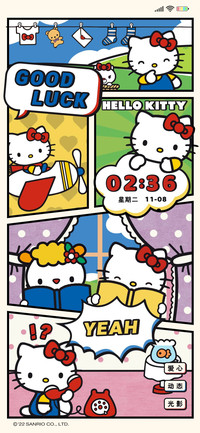 凯蒂猫 复古漫画格
