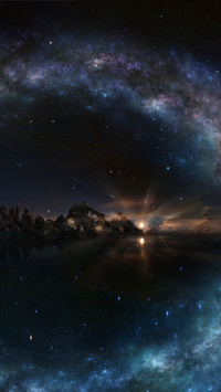 唯美星空风景高清