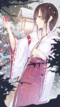雪地少女