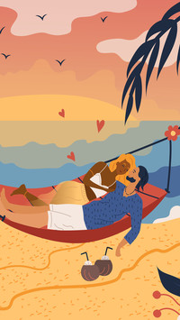 海边夏日-拍信图库