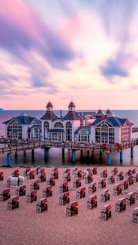 The Selin Dock in the Baltic Sea, Germany