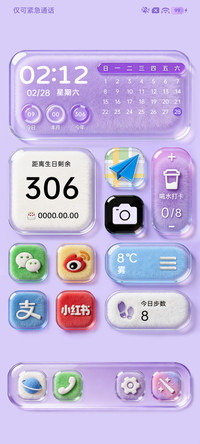 原生 紫魅玻璃毛绒
