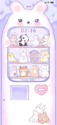 可爱小兔盲盒机