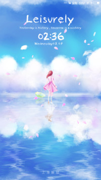 天空与少女