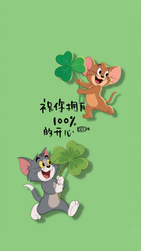 可爱卡通文字壁纸-锐景创意