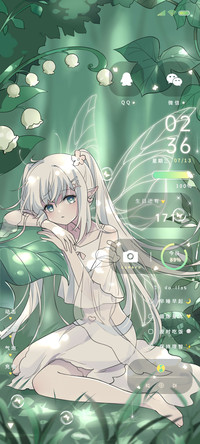 护眼清新 森系女孩