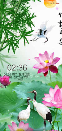 花开富贵，竹报平安