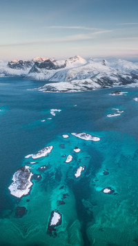 Northern norway in winter