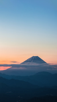 On top of the mountain