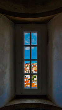 window in coimbra portugal