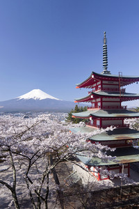 端庄圣洁之富士山