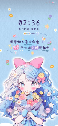 蔚蓝少女 可爱多图