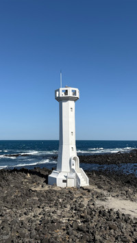 The sea view of jeju island