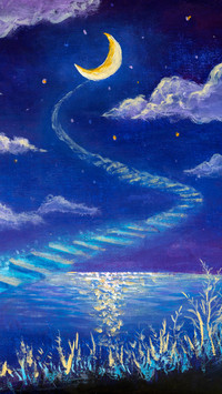 Landscape oil painting