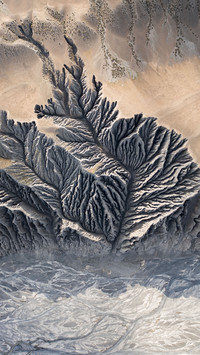 The earths cracks carved over billions of years