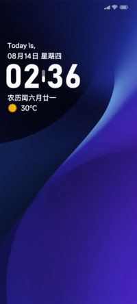 简约紫夜双模式