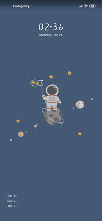 Wandering universe